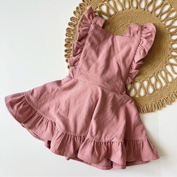 Reverie Threads Other - Reverie Threads Cassia Pink Corduroy Dress